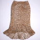 Leopard Trumpet Skirt (M)