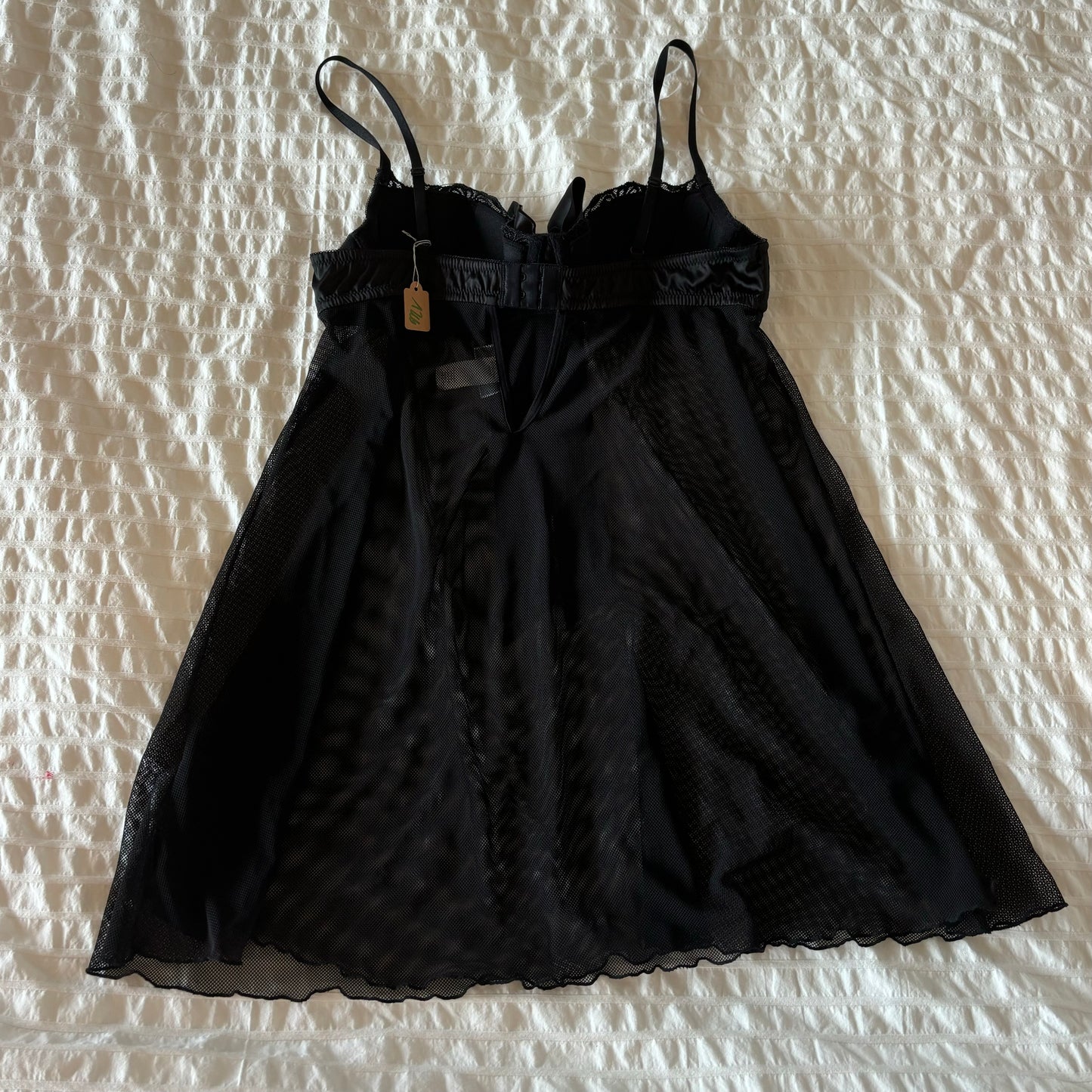 Black Mesh Babydoll (XS/ S)