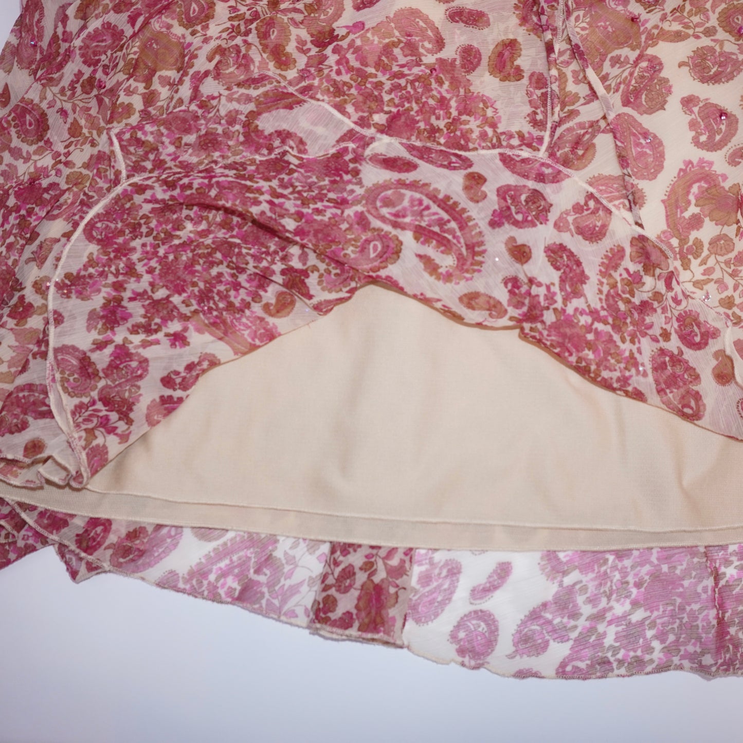 Paisley Sequin Skirt (L)