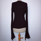 Knit Ruffle Top (L)