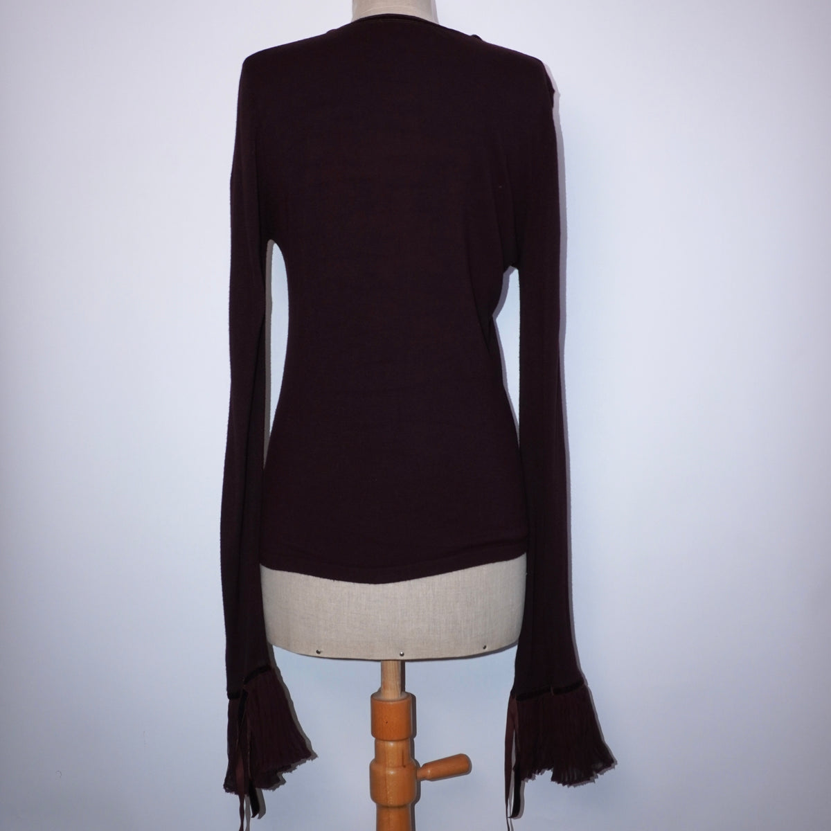 Knit Ruffle Top (L)