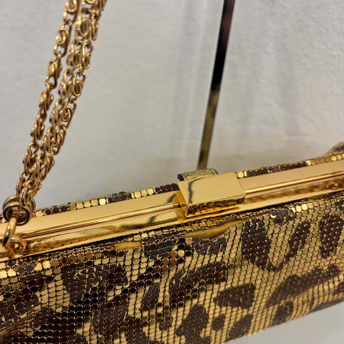 Guess Leopard Metallic Purse