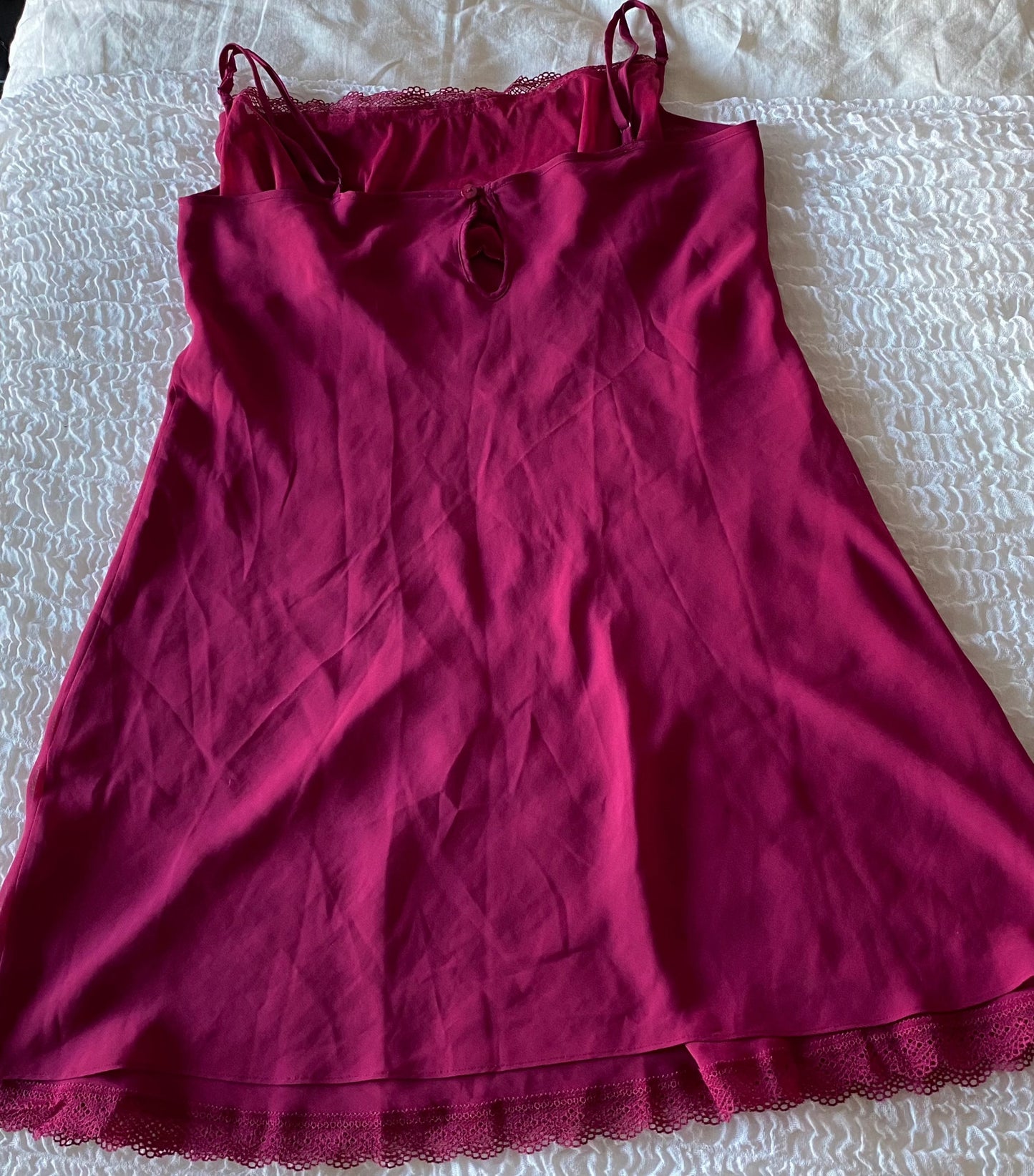 Fuschia Slip Dress (L)