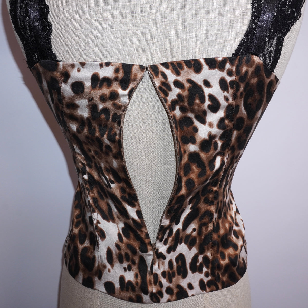 Silk Leopard Top (M)