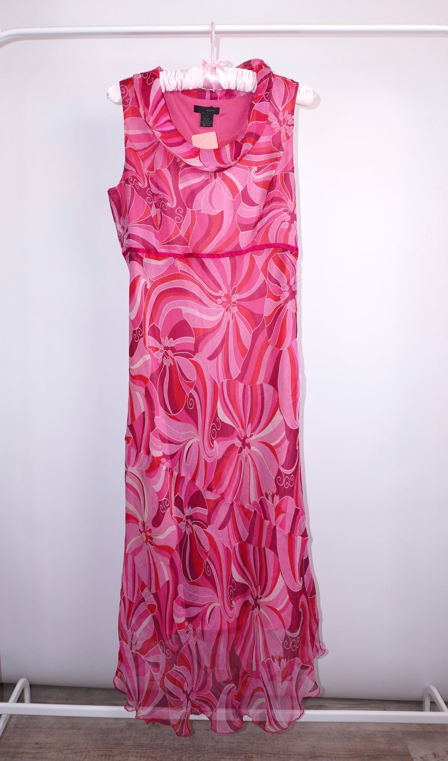 Silk Swirl Dress (S)