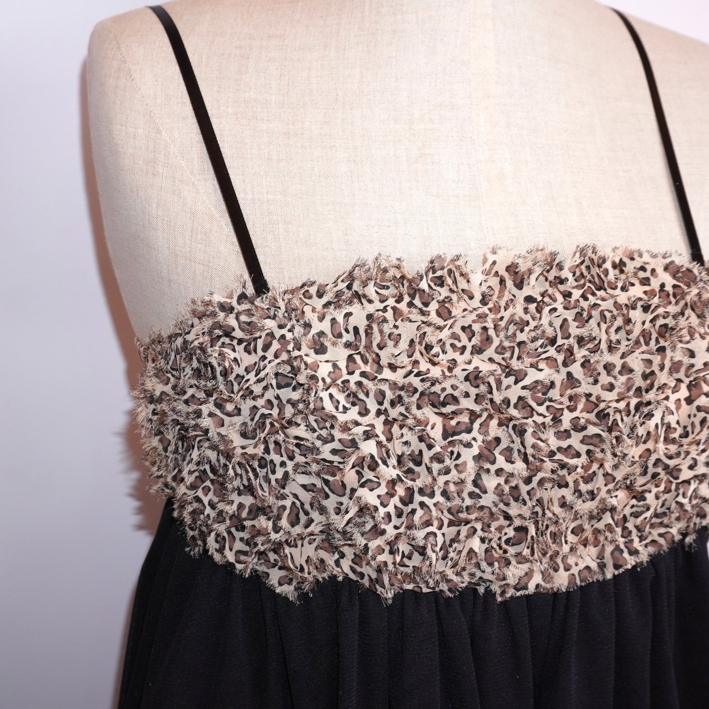 Leopard Ruffle Dress (S)