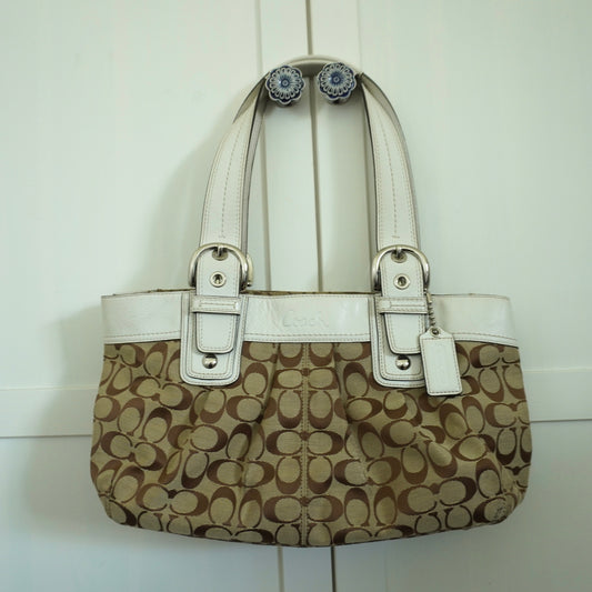 Coach Monogram Tote Purse