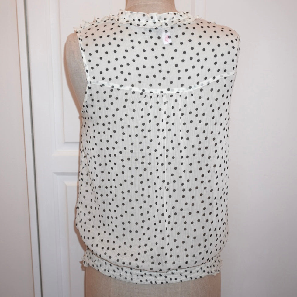 Polkadot Ruffle Top (L)
