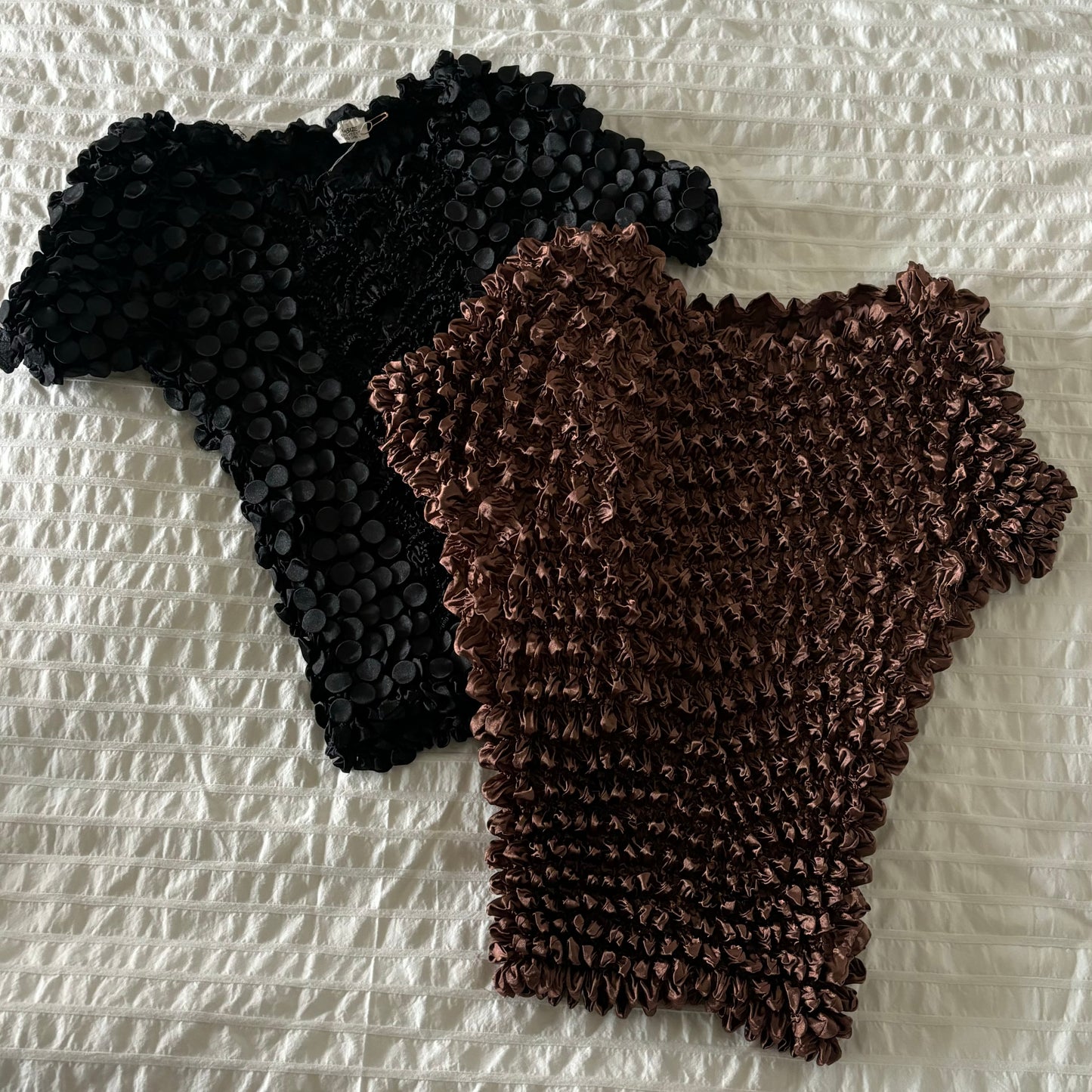 Brown Popcorn Top (One Size)