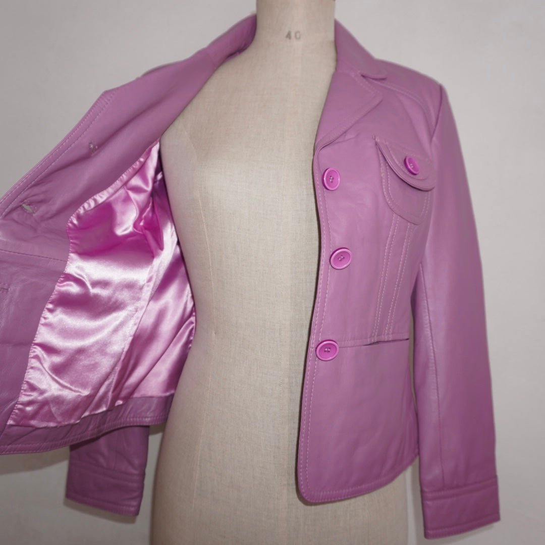 Genuine Leather Blazer (M)