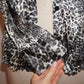 Leopard Pleated Blouse (S)