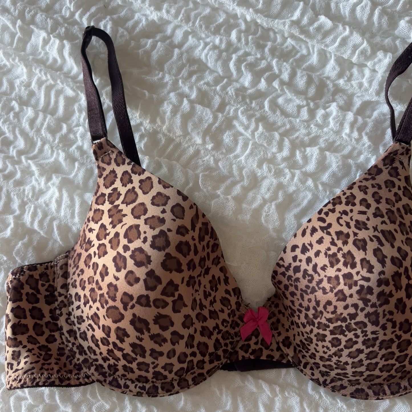 Leopard Print Bra (75B)