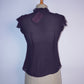 Silk ruffle top (S)