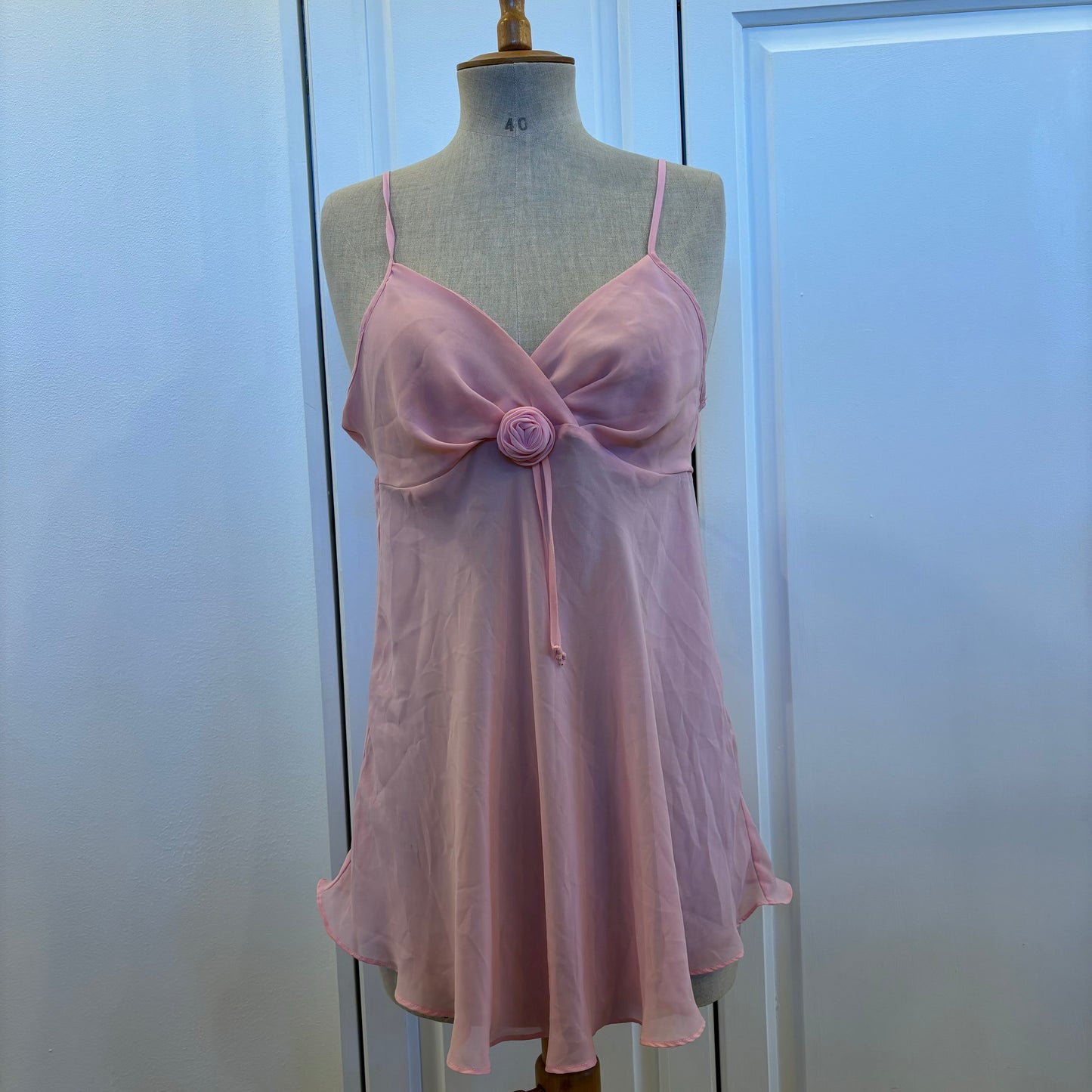 Pink Rosette Babydoll (L)