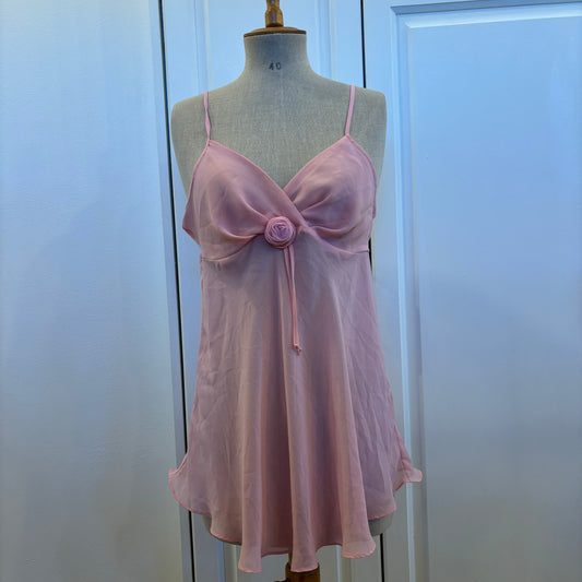 Pink Rosette Babydoll (L)