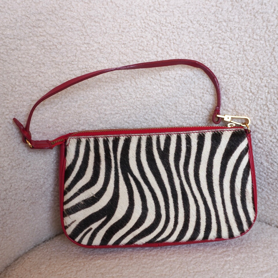 Zebra Leather Purse