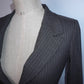 Pinstripe Wool Blazer (XS)