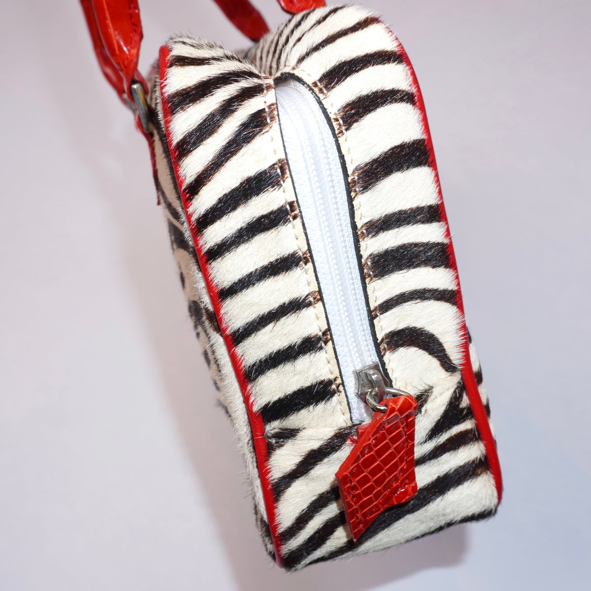 Zebra Calfhair Purse