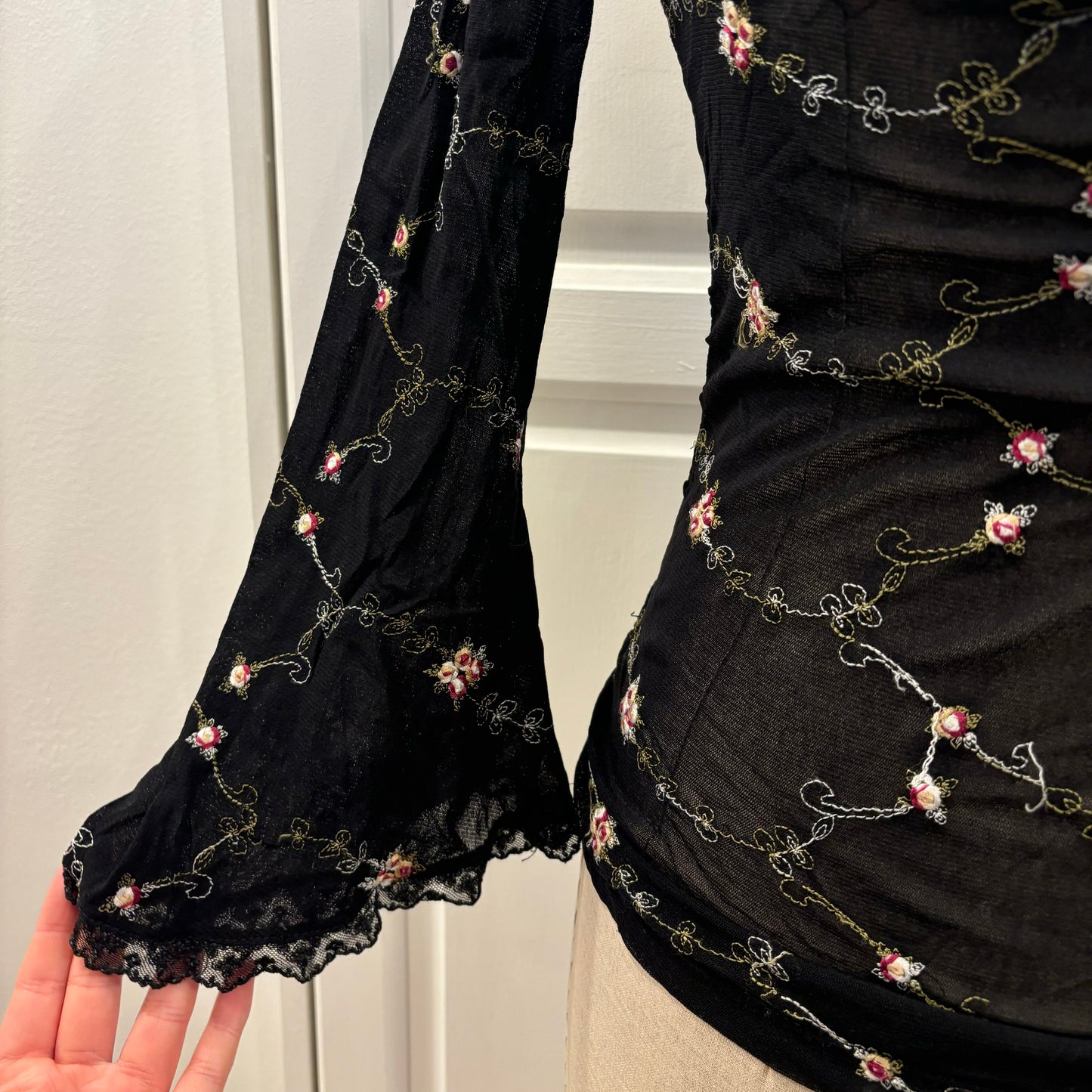 Mesh Floral Top (S)