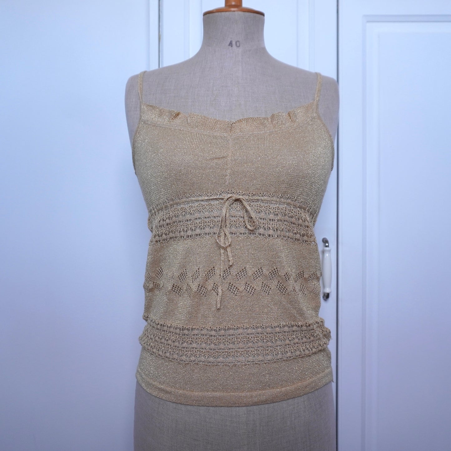 Gold Knit Top (M)