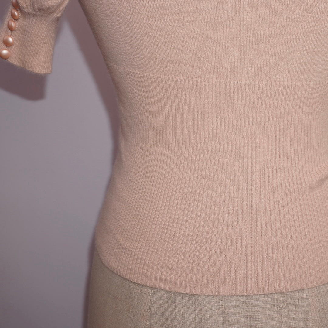 Angora Button Top (S)