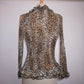 Pleated Ruffle Blouse (M)