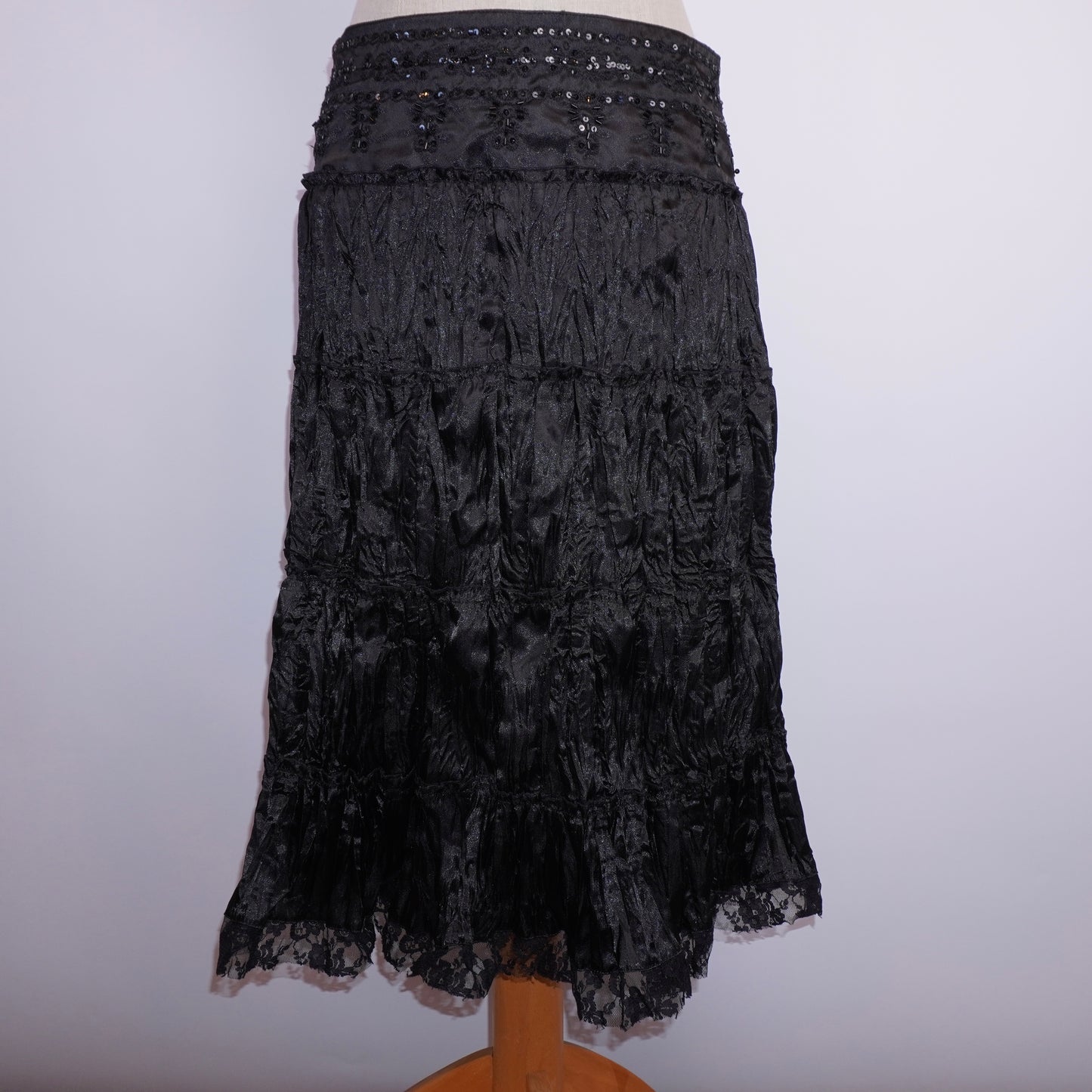 Sequin Pleated Skirt (M)