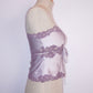Silk lace top (S)