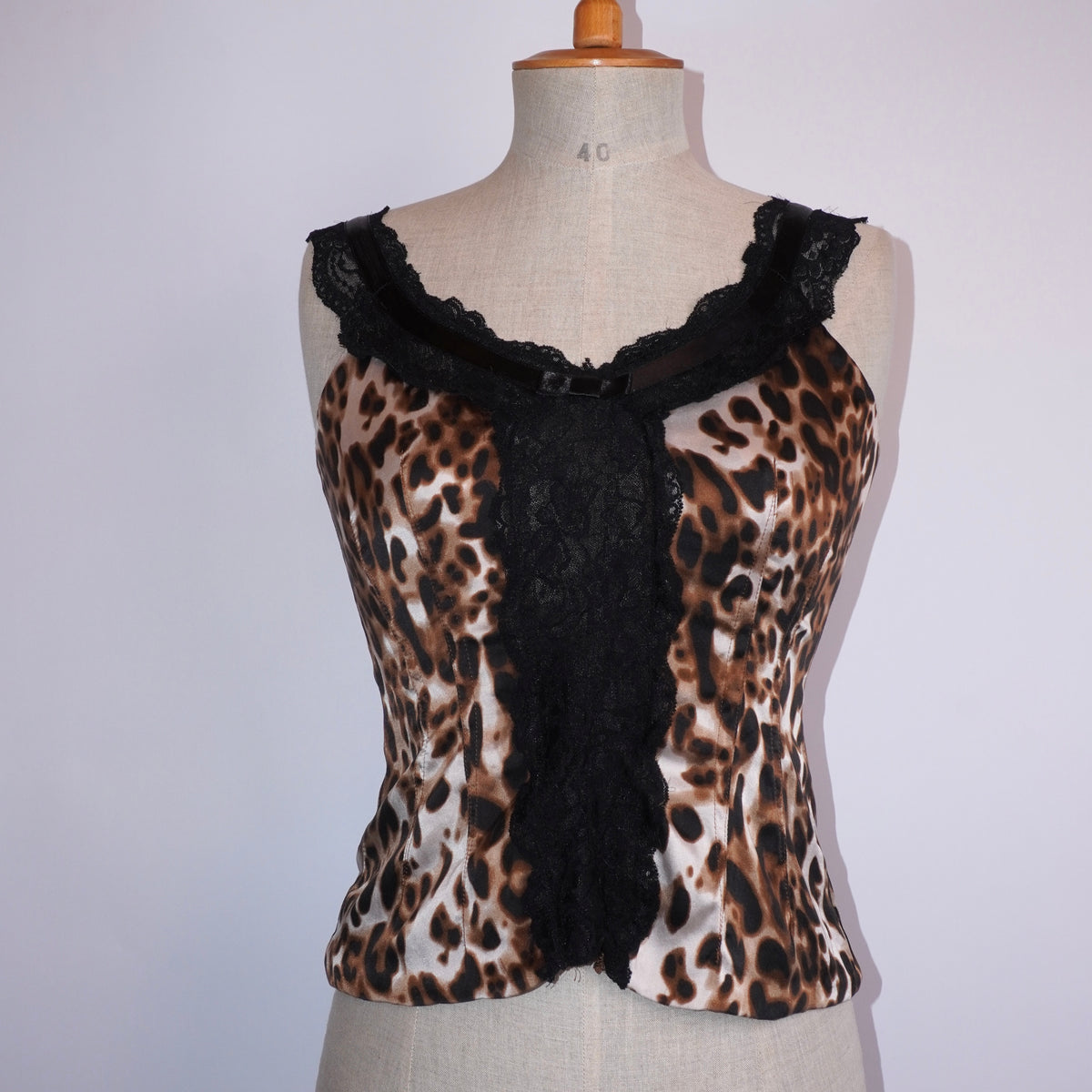 Silk Leopard Top (M)