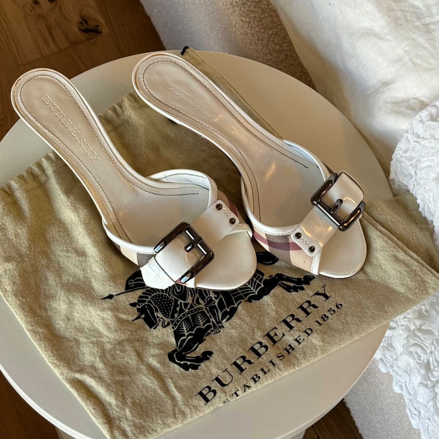 Burberry Kitten Mules