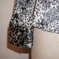Leopard Pleated Blouse (S)