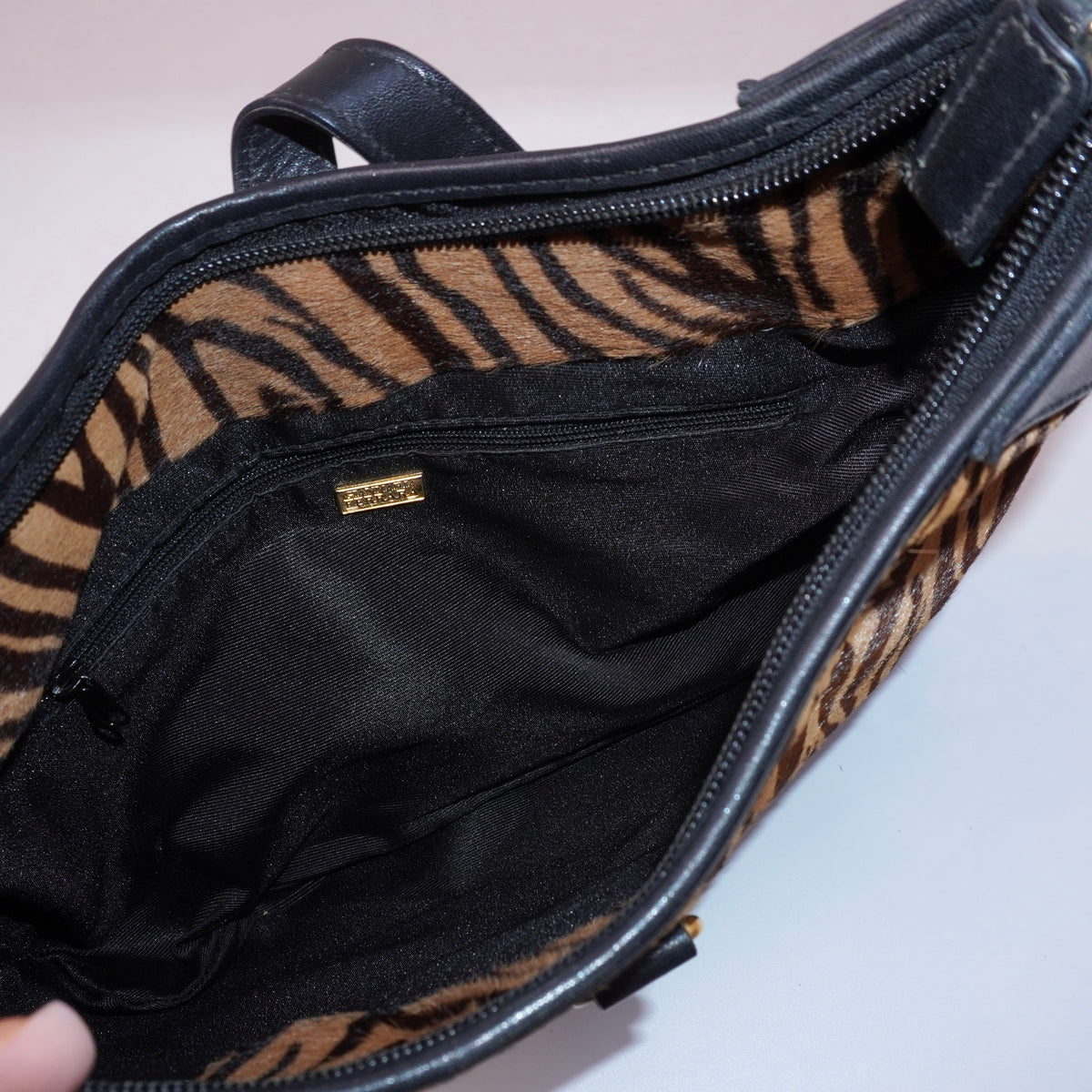Zebra Calfhair Purse