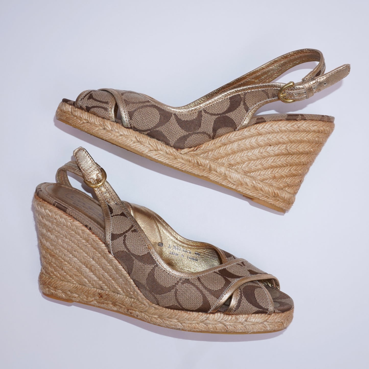 Coach Monogram Wedges (38)