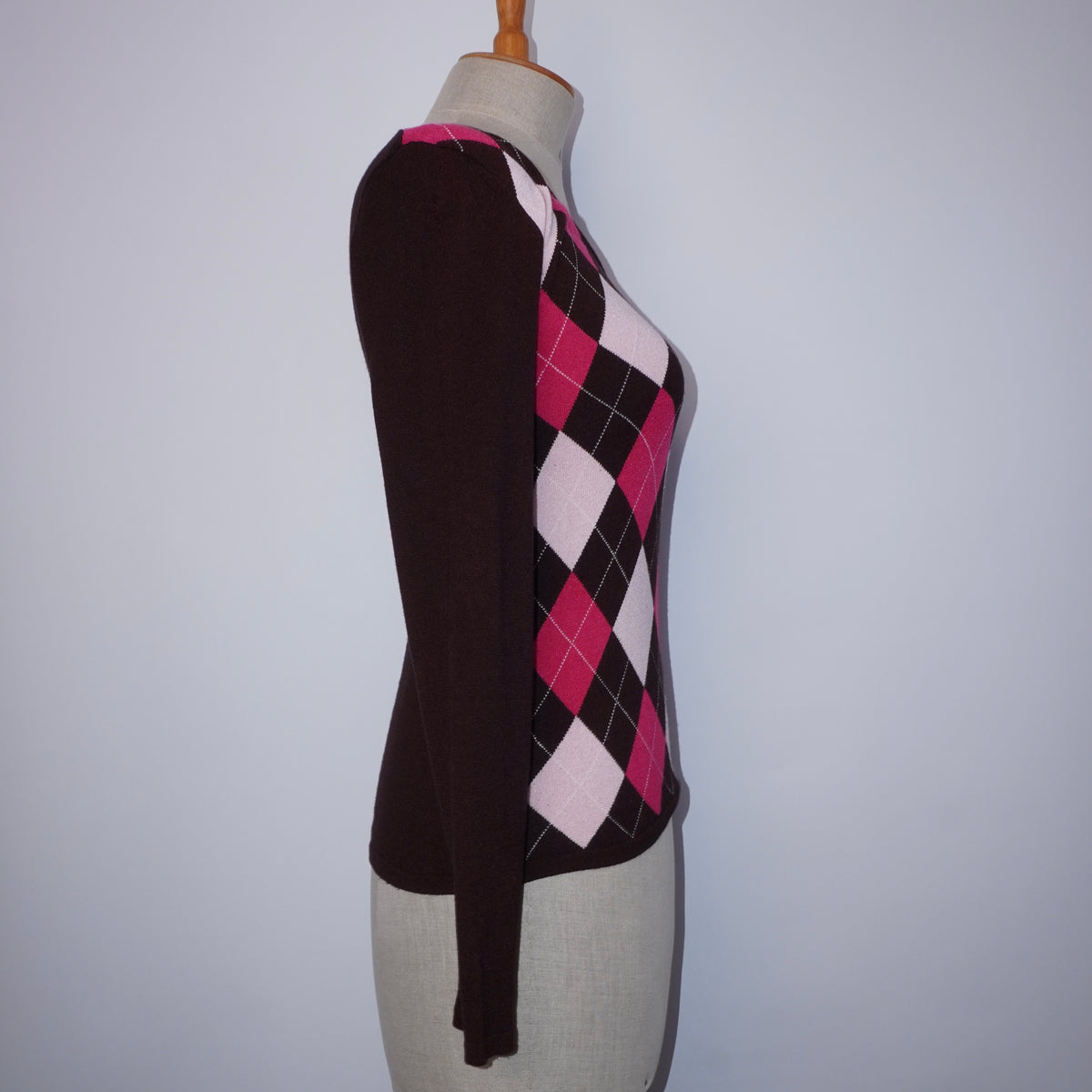 Argyle Knit Sweater