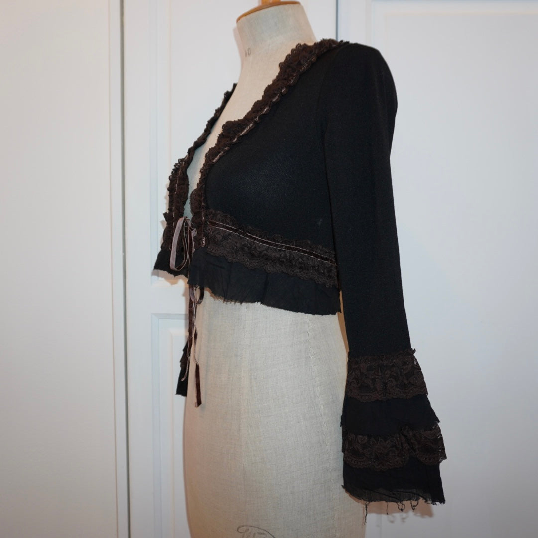 Ruffle Tie Top (S)