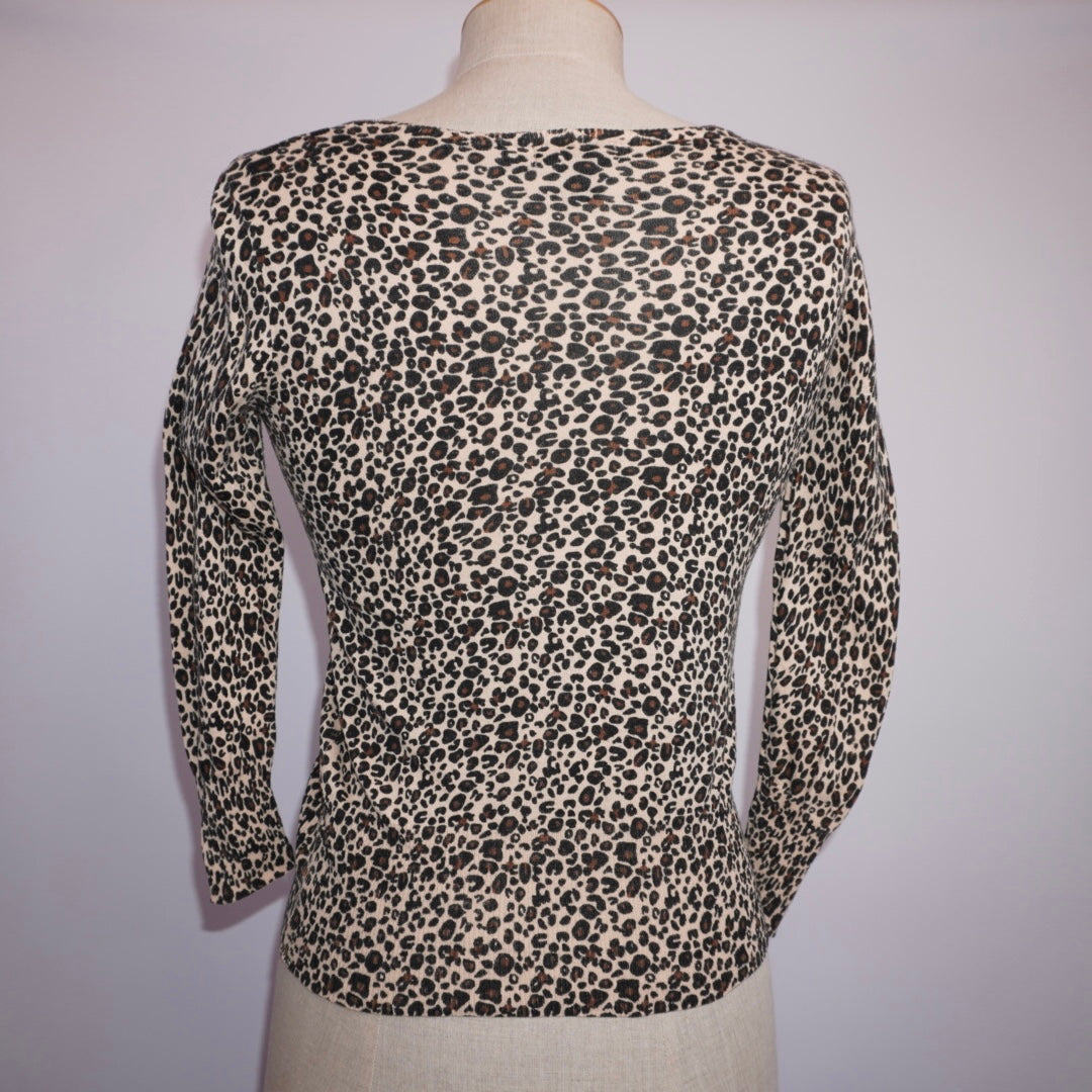 Leopard Cardigan (S)