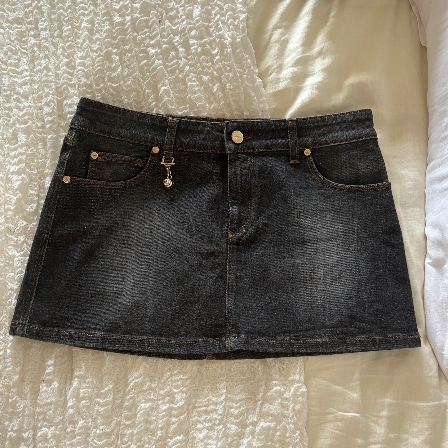 Gucci Denim Miniskirt (M)