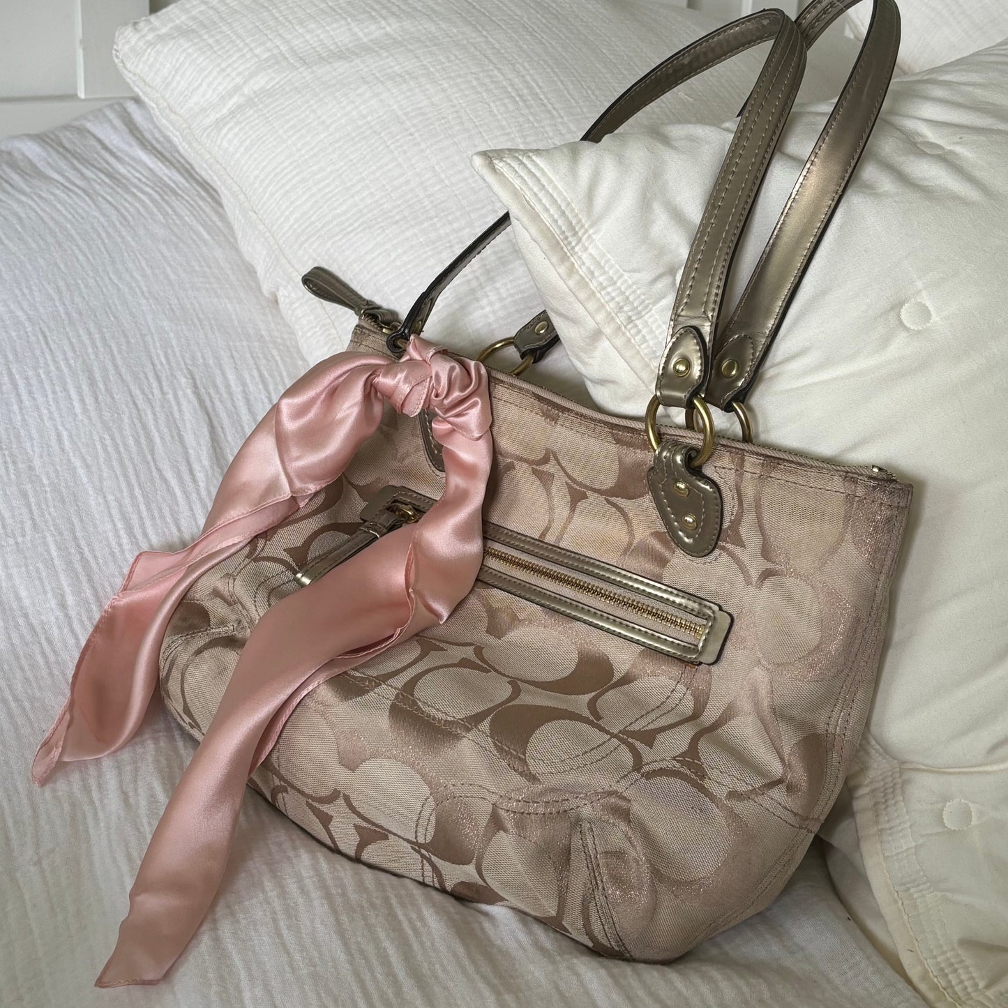 100% Silk Scarf Rose