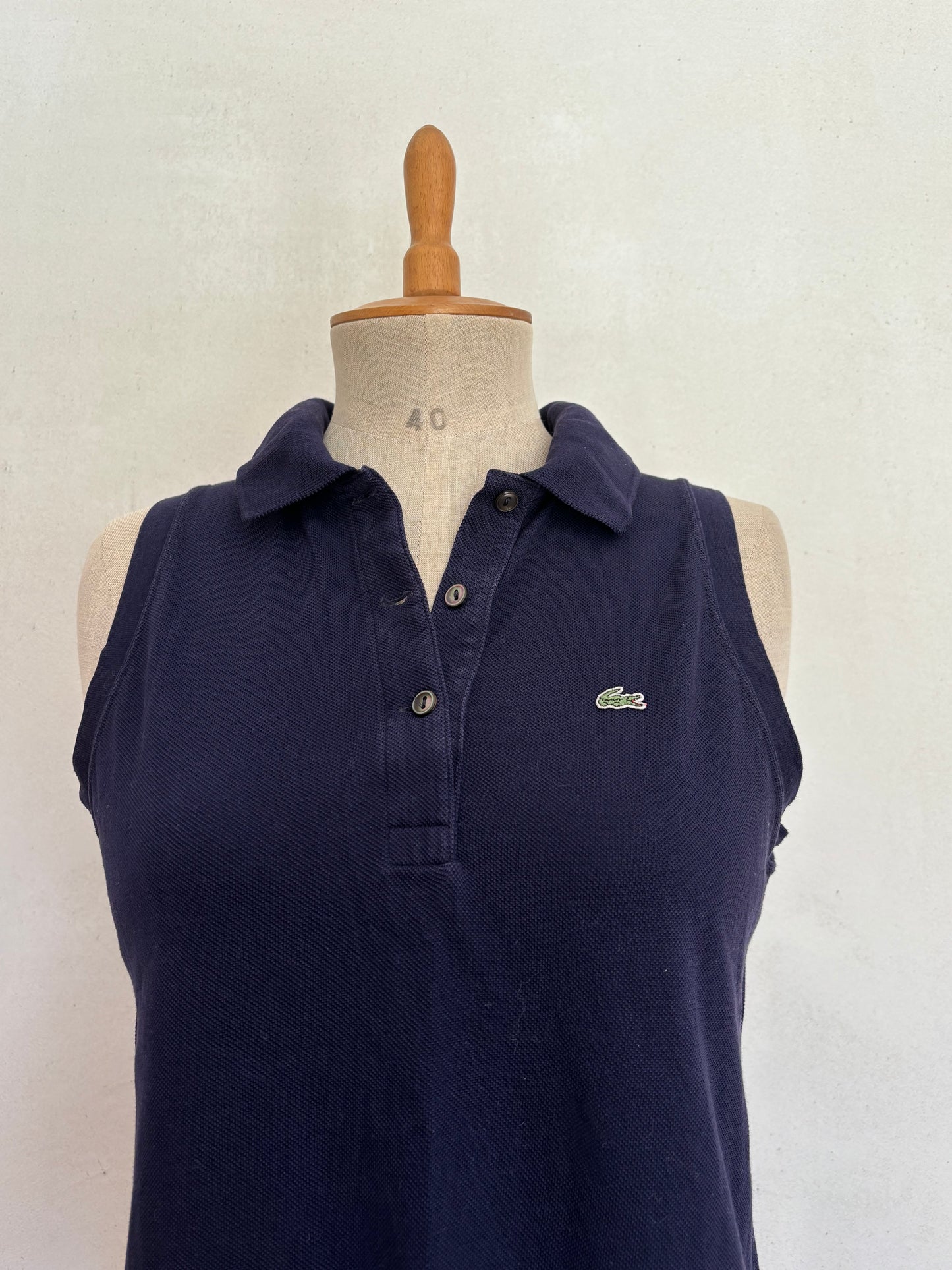 Lacoste Navy Vest Top (M)