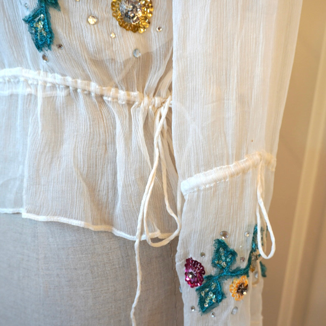Silk Sequin Top (S)