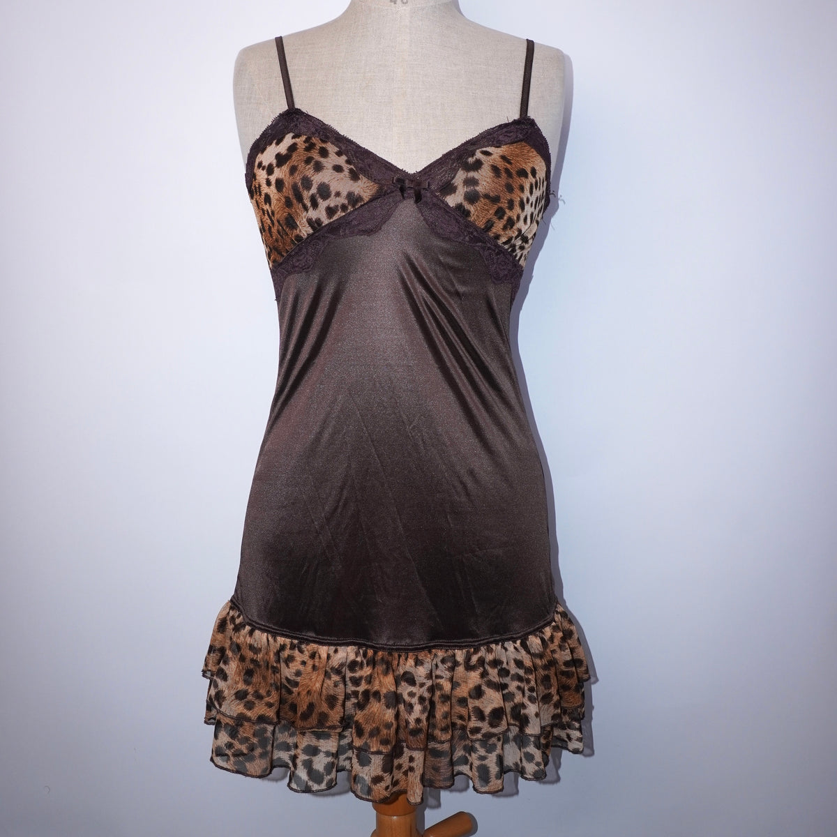 Leopard Ruffle Dress (S)