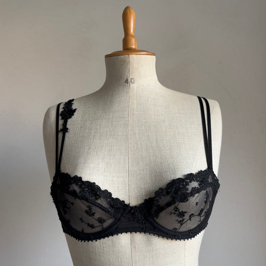 Black Lace Bra (70A)