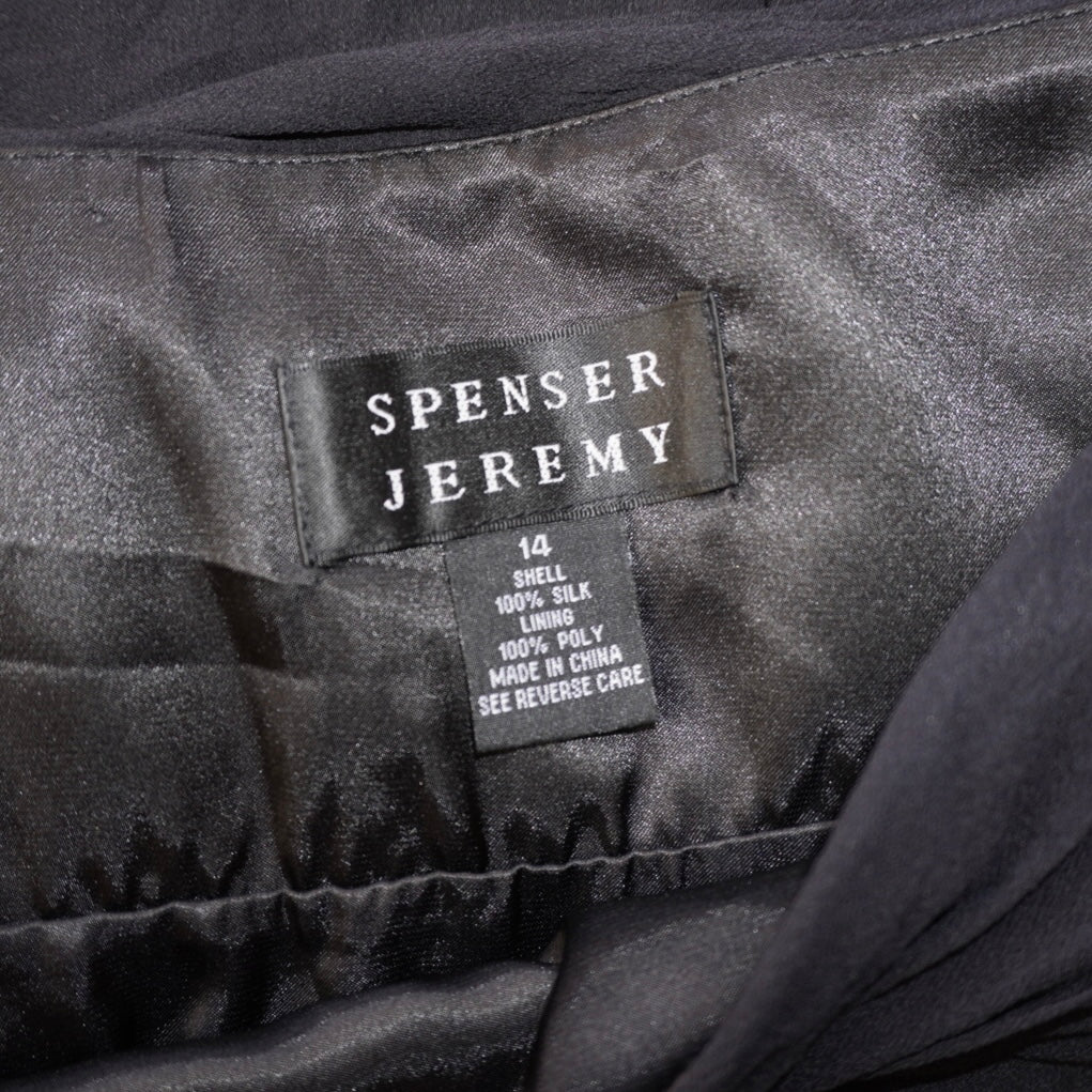 Silk Ruched Skirt (XL)