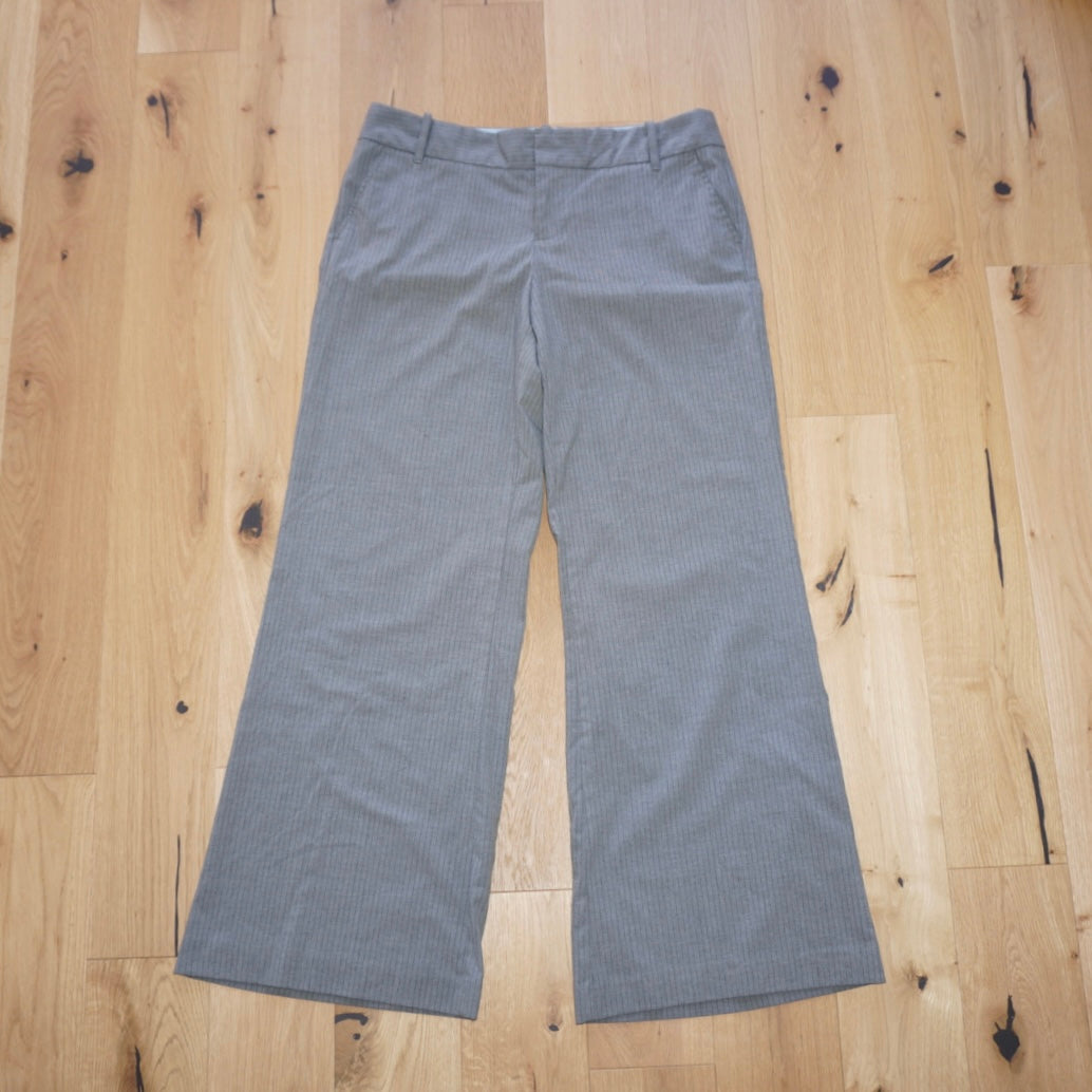 Pinstripe Bootcut Trousers (L)