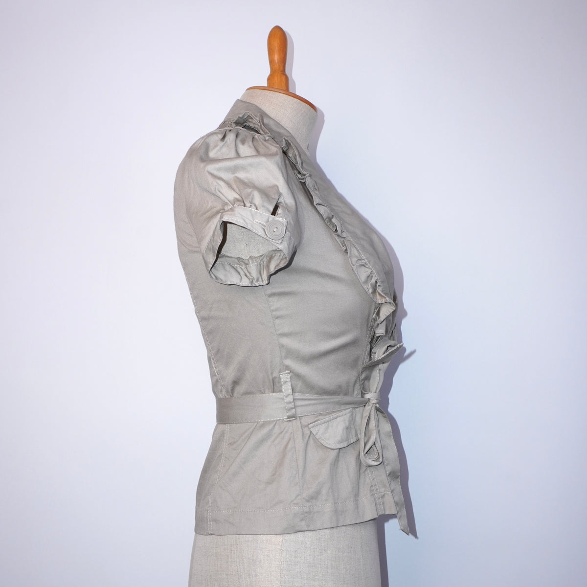 Belted Ruffle Top (XS)