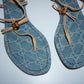 Gucci Denim Sandals (38)