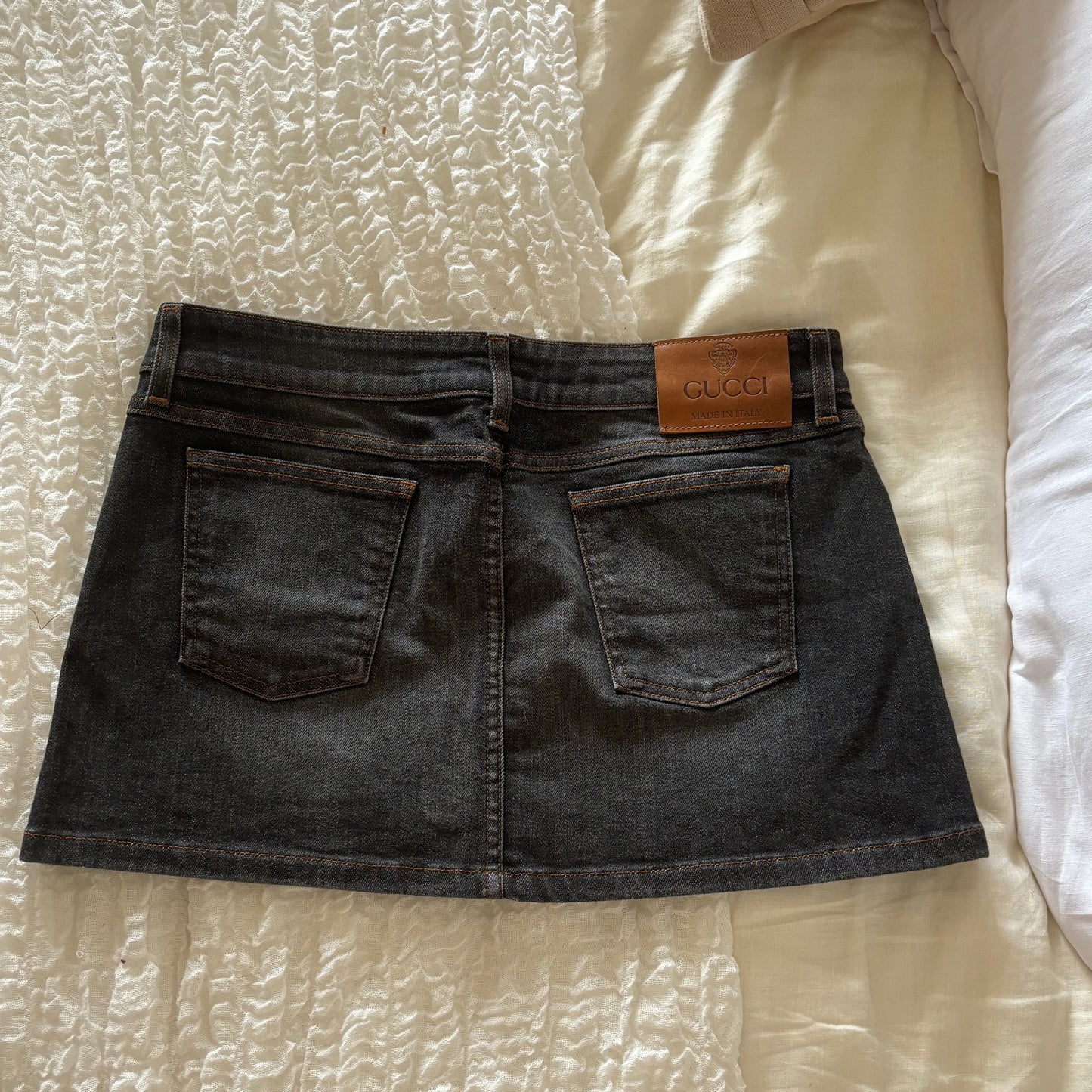 Gucci Denim Miniskirt (M)