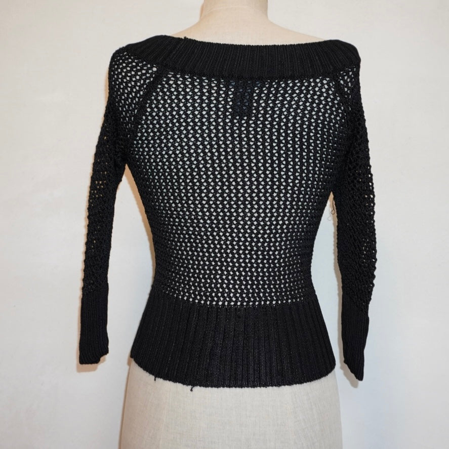 Crochet Longsleeve Top (S)