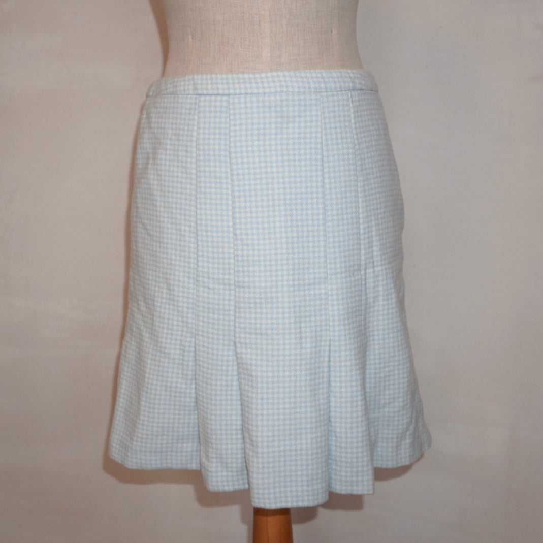 Herringbone Wool Skirt (M)