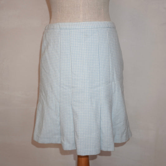 Herringbone Wool Skirt (M)